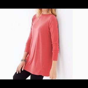 Pima boatneck tunic